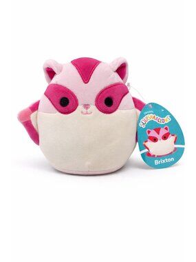 Squishmallow Brixton the Pink Sugar Glider 6" Soft Plush stuffed toy